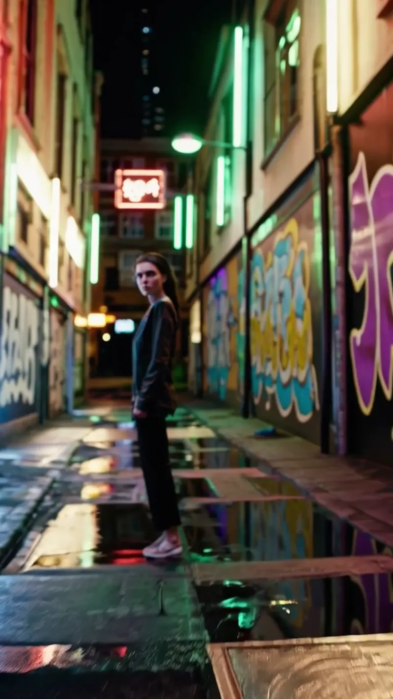 digital glitch transition